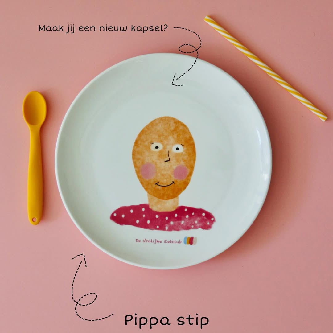 Vrolijk eetbord - Pippa Stip