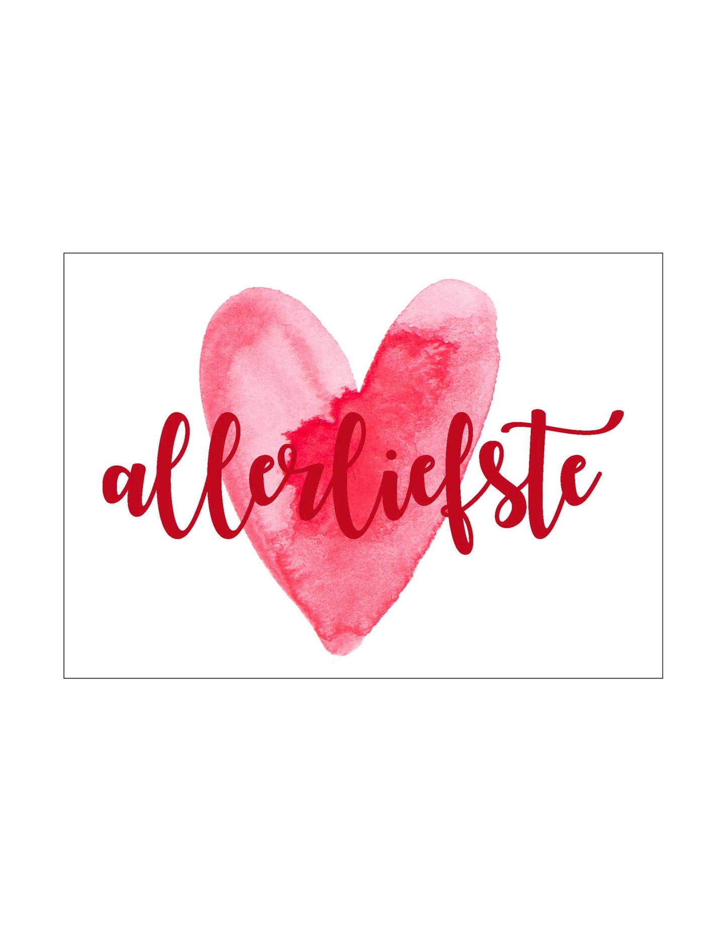 Postkaart - Allerliefste
