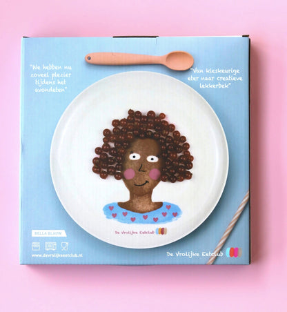 Vrolijk eetbord - Bella Blauw