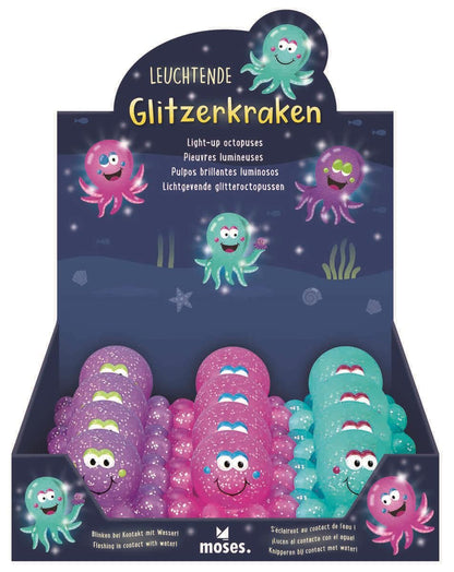 Lichtgevende Bad Octopussen – Glitter 🐙✨