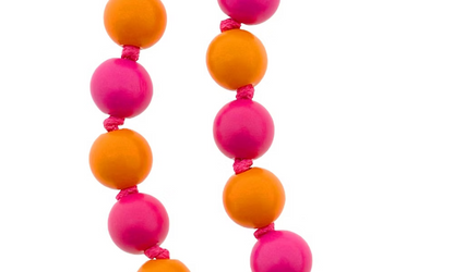 Telefoonkoord - Bubbly Pink-orange