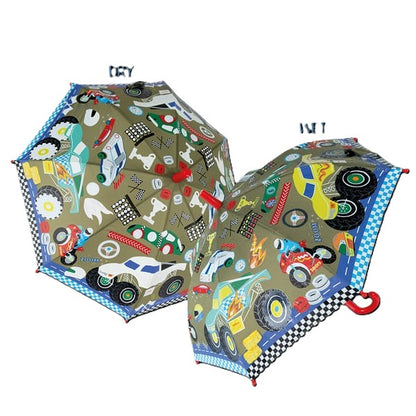 Kinderparaplu - Regenboog lichtblauw