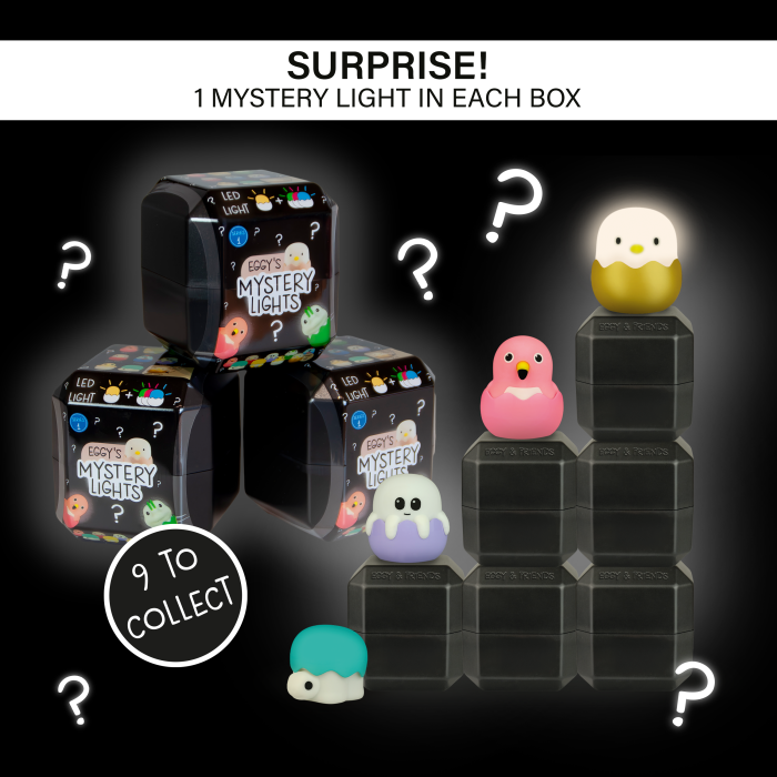 Eggy mystery lights – Spaar ze alle 9! 🐣✨