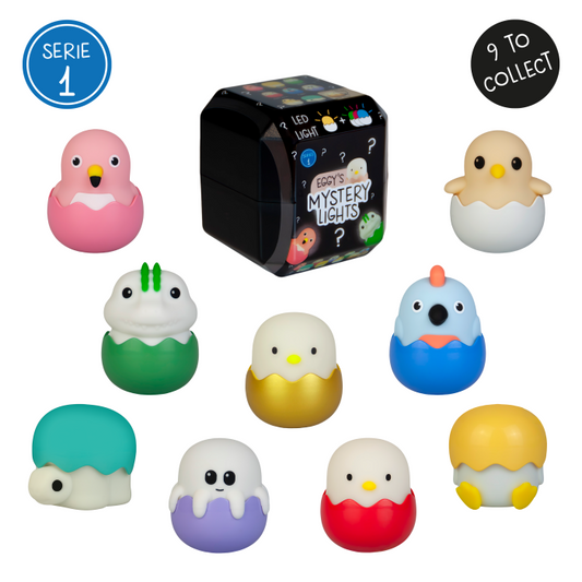 Eggy mystery lights – Spaar ze alle 9! 🐣✨