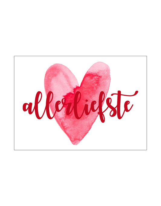 Postkaart - Allerliefste