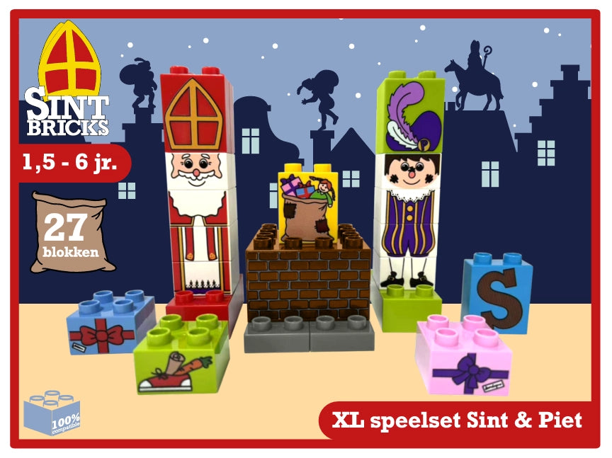 Sintbricks Sint en Piet